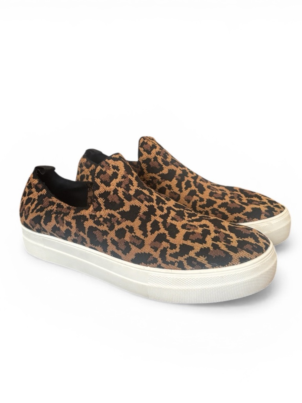 Steve Madden Darayl Slip-On Animal Print Sneakers -Women’s Size 8.5